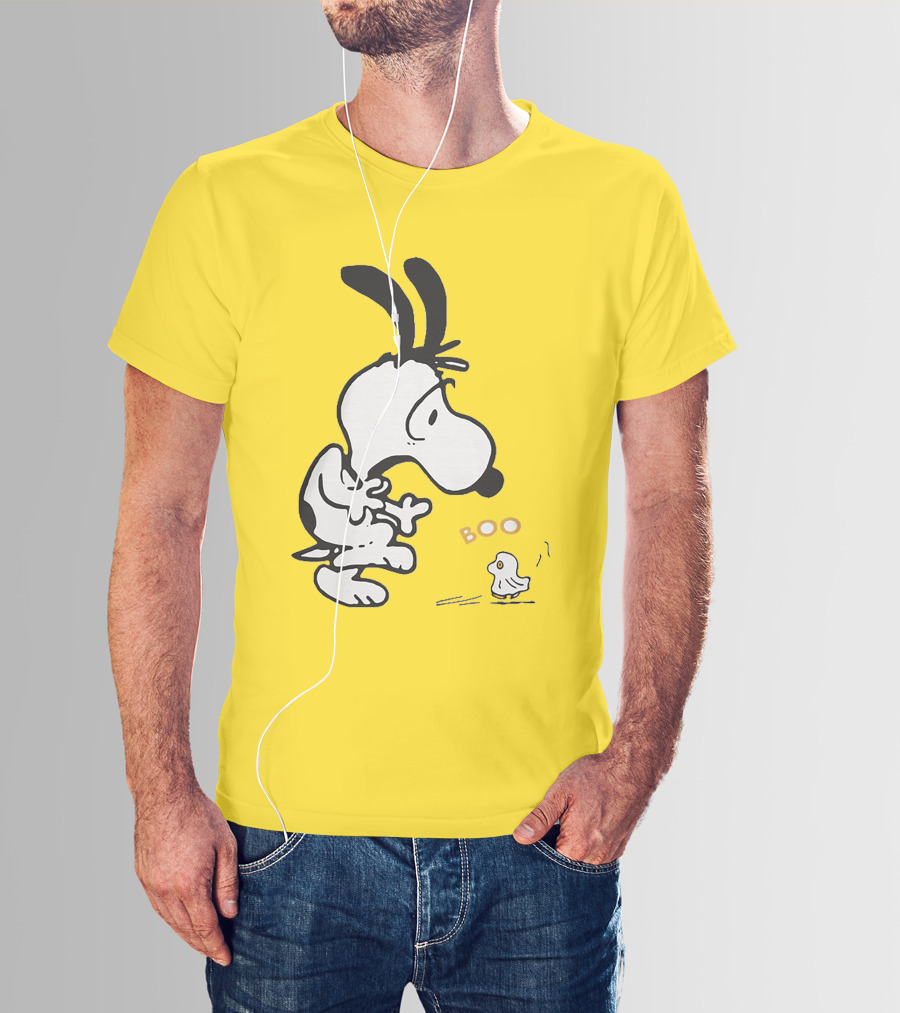 Just A Woman Who Loves Snoopy Boo Halloween T-Shirt