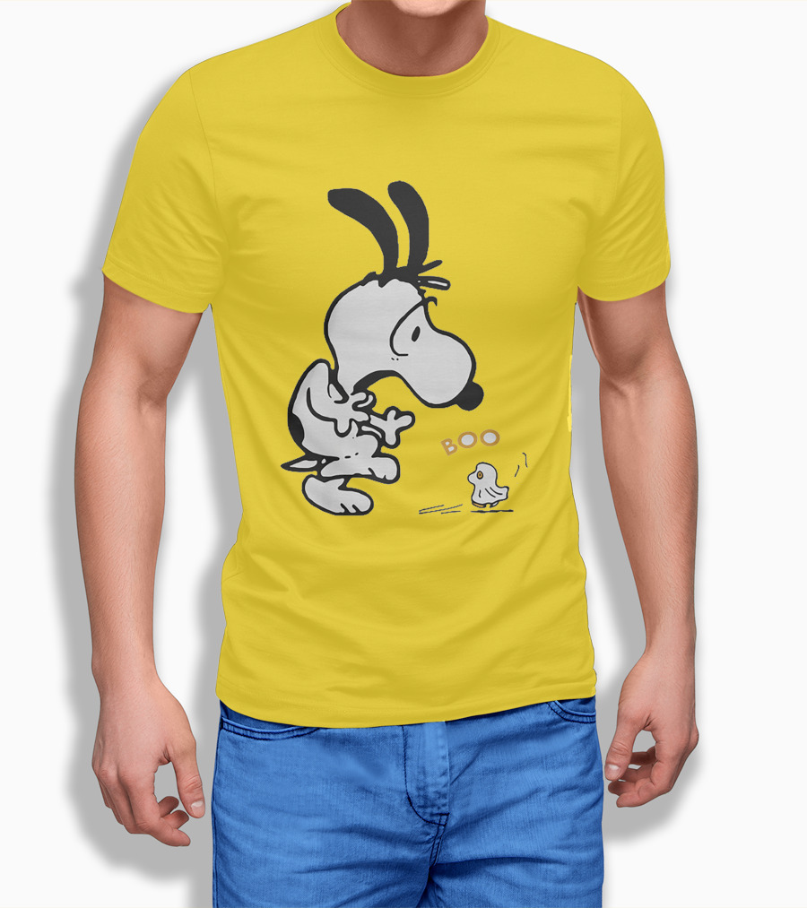 Just A Woman Who Loves Snoopy Boo Halloween T-Shirt