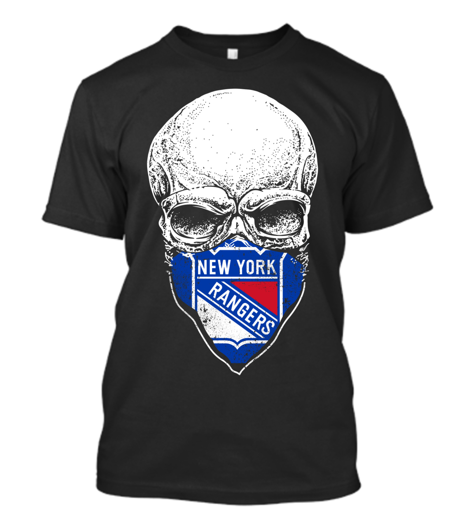 New York Rangers Skull Mask T-Shirt