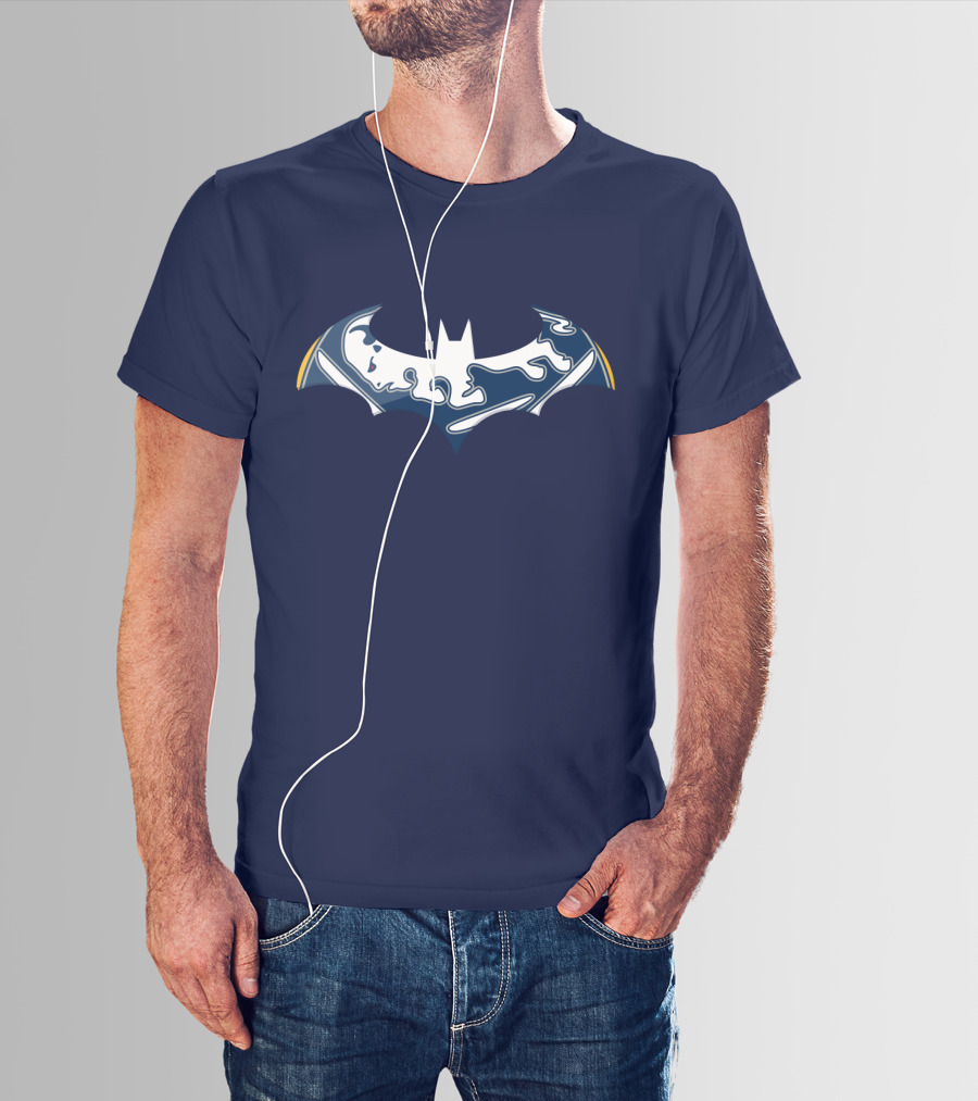 Buffalo Sabres Batman Logo Mashup T-Shirt