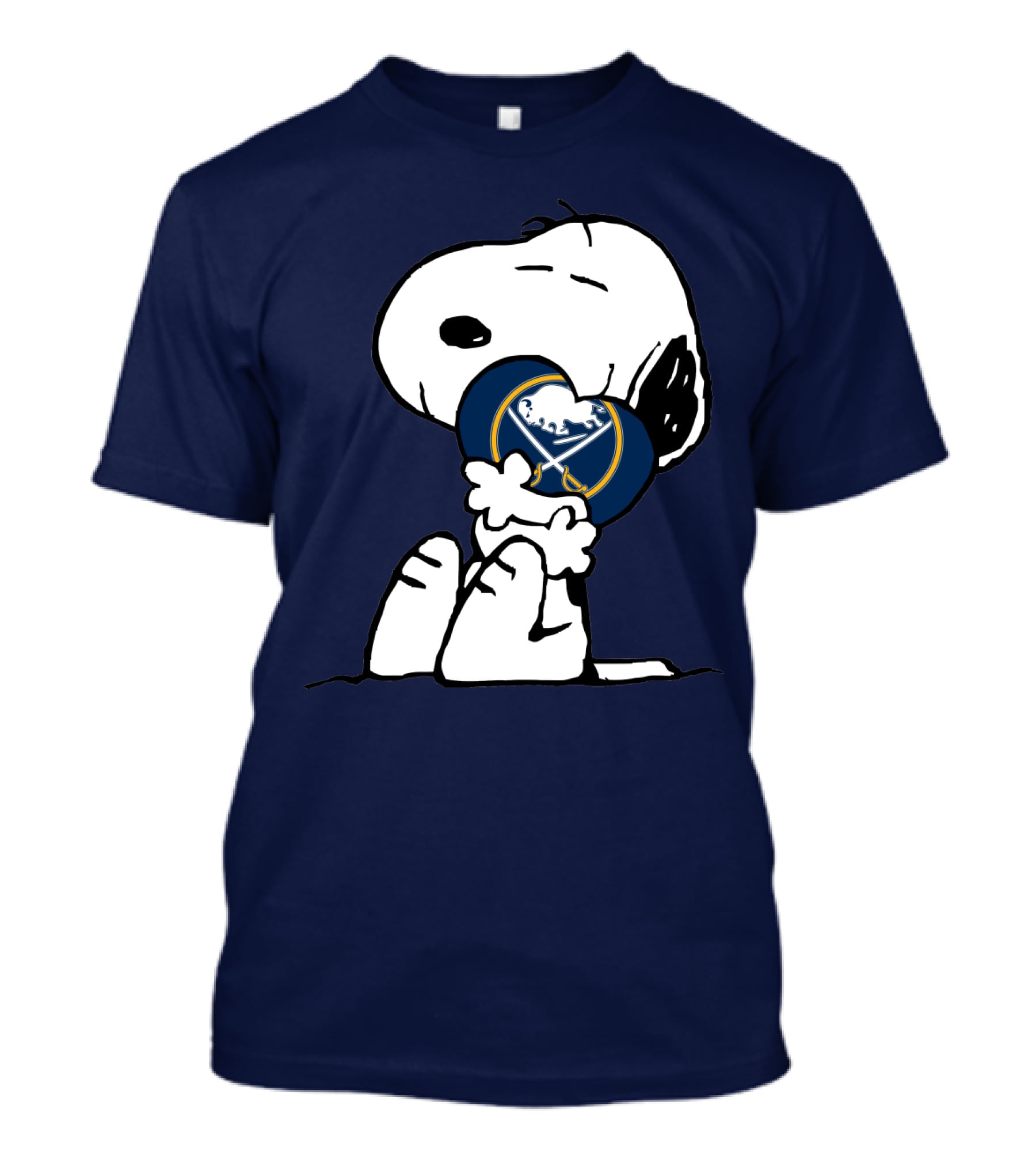 Snoopy Hugging Buffalo Sabres T-Shirt