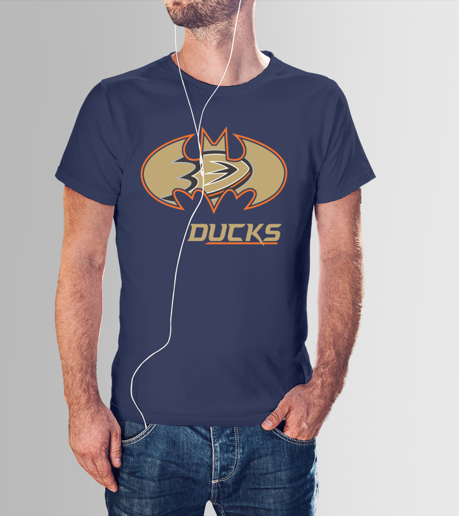 Anaheim Ducks Batman T-Shirt