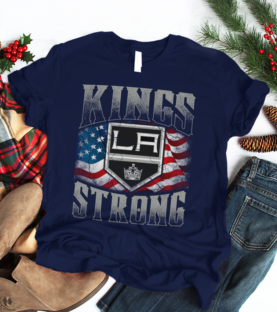 Kings Strong La American Flag T-Shirt