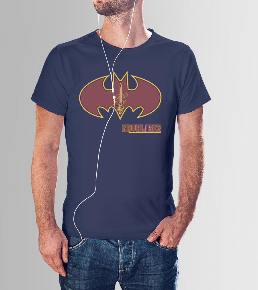 Cleveland Cavaliers Batman Logo Cavaliers T-Shirt