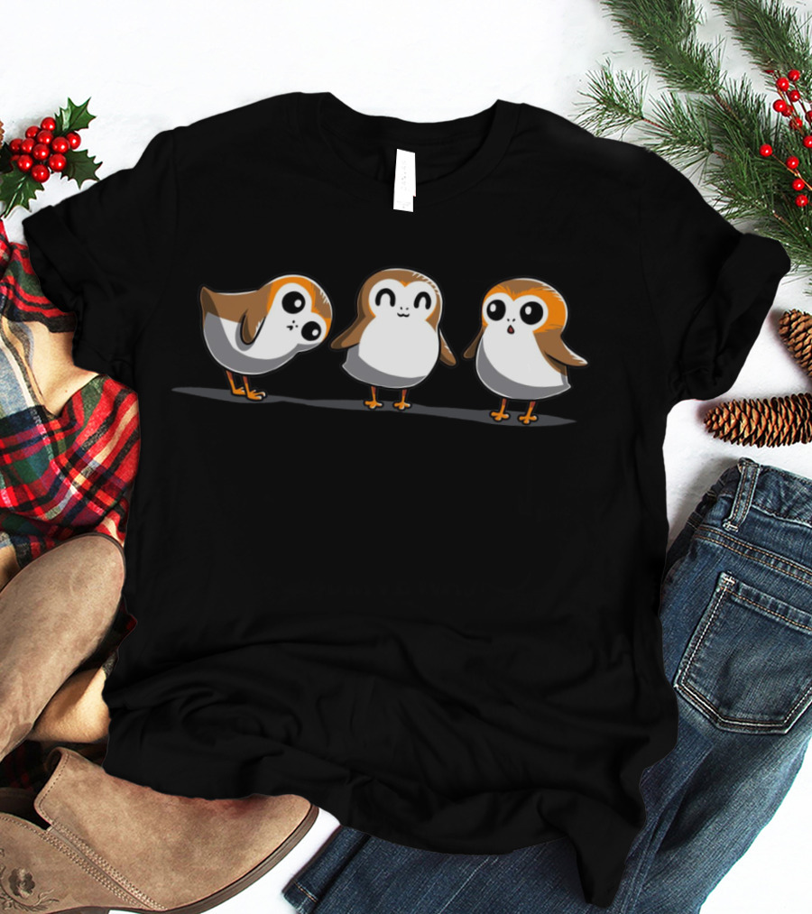 Cute Porg Trio T-Shirt