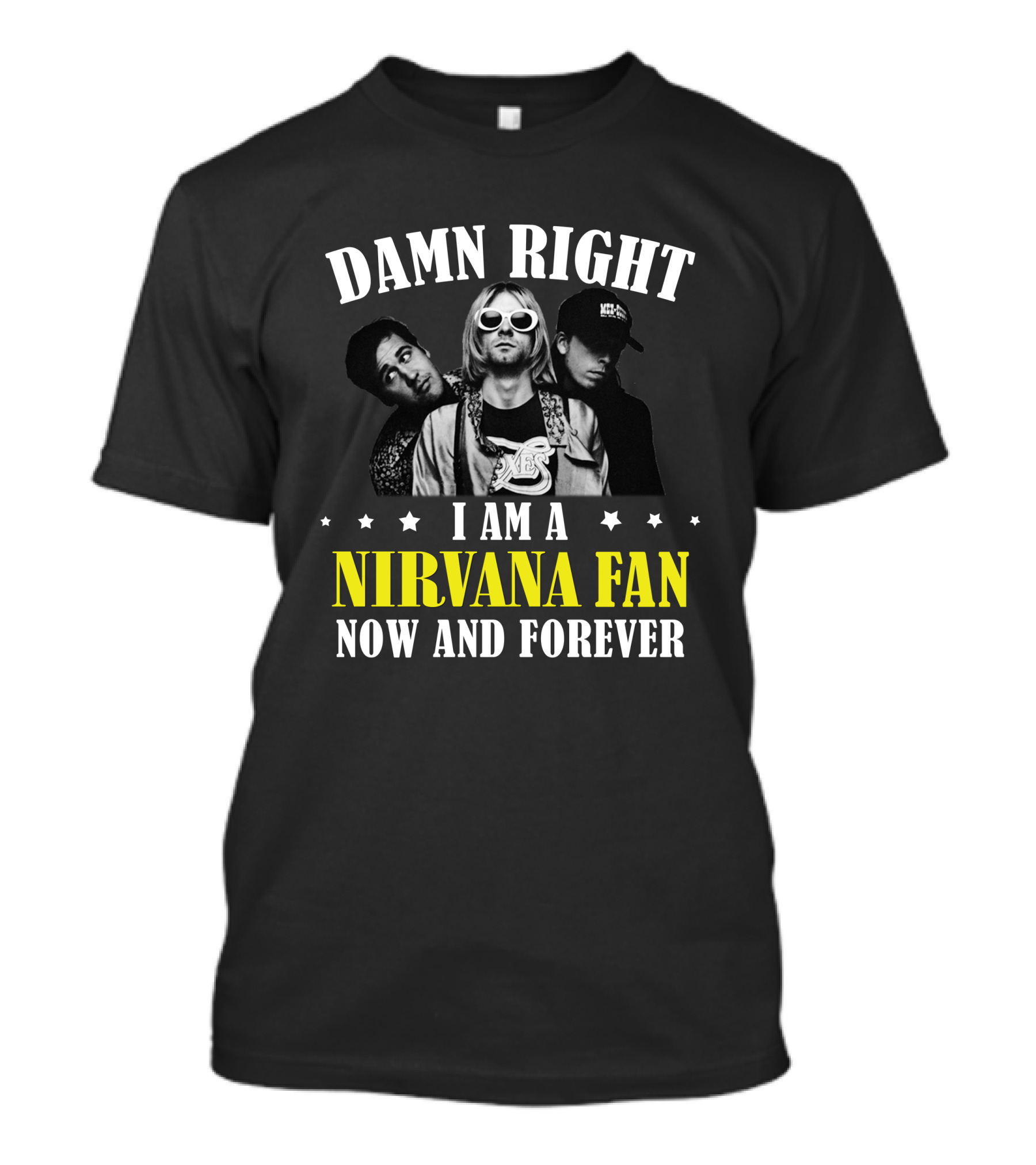 Nirvana Fan 23 Style Icon Trio T-Shirt