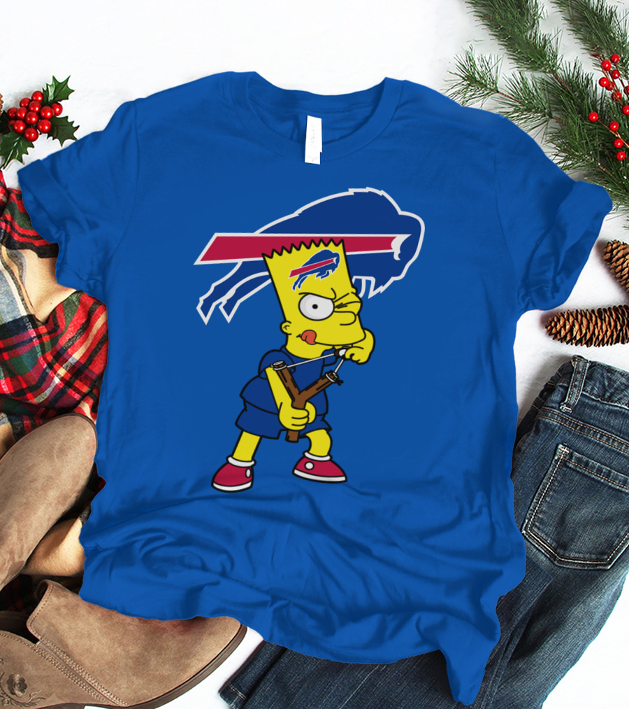 Bills Bart Simpson Buffalo Bills Nfl T-Shirt