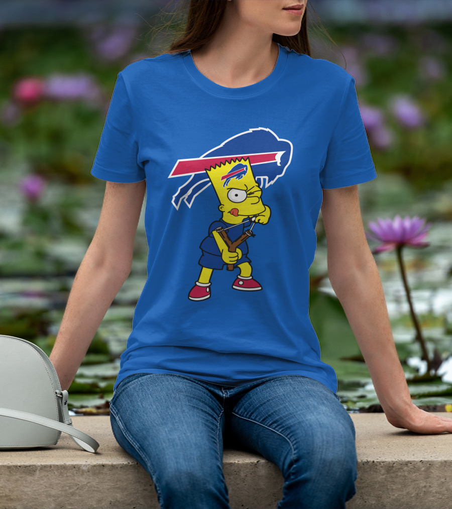 Bills Bart Simpson Buffalo Bills Nfl T-Shirt
