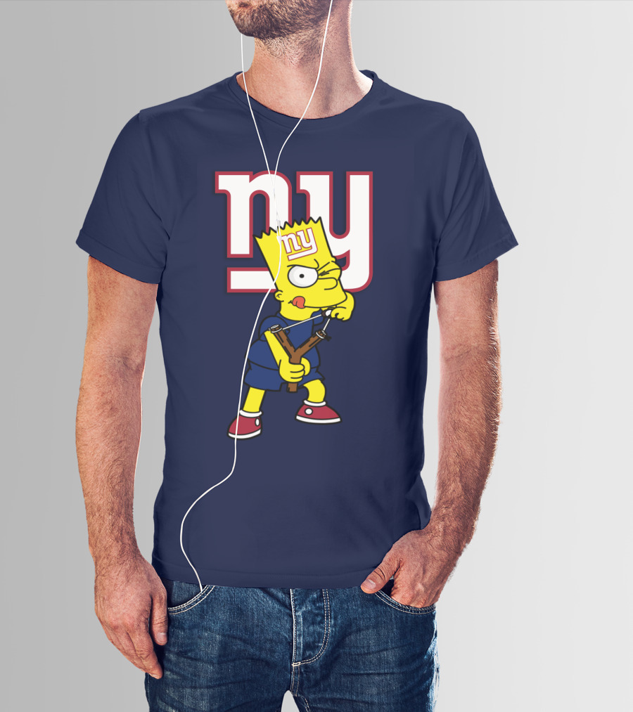 Ny Giants Bart Slingshot T-Shirt