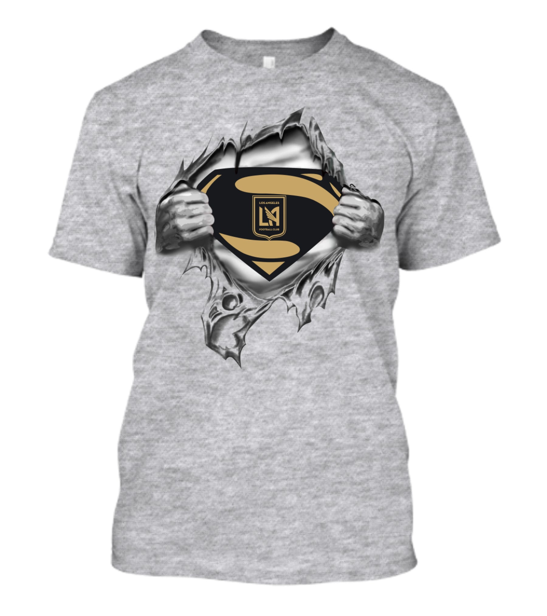 Los Angeles Fc Superman Logo Fusion T-Shirt