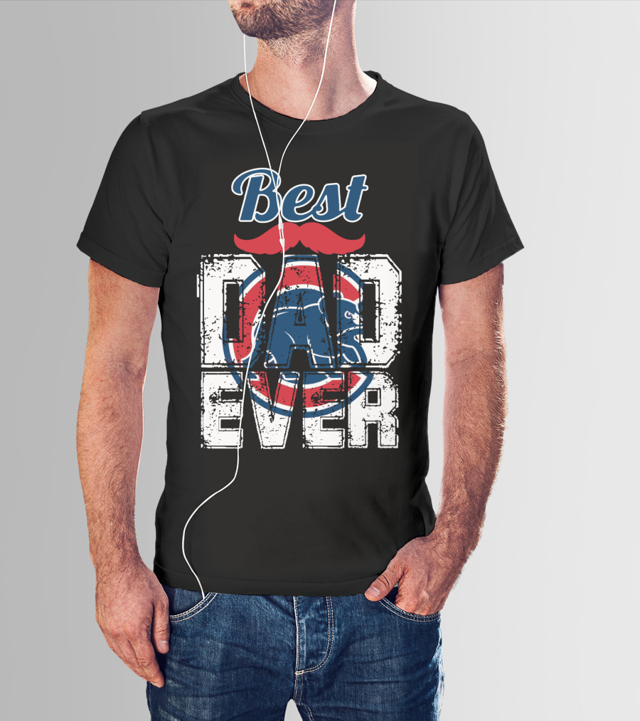 Best Dad Ever Cubs T-Shirt