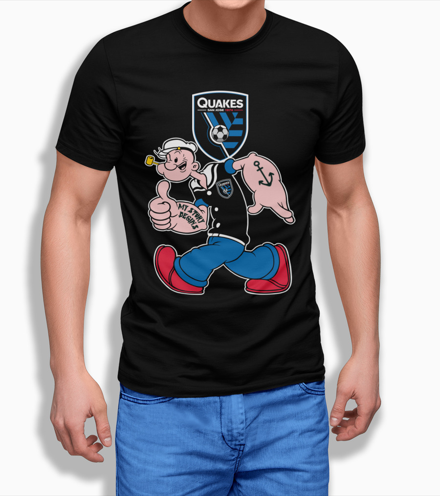 Quakes San Jose 1974 My Story Begins T-Shirt