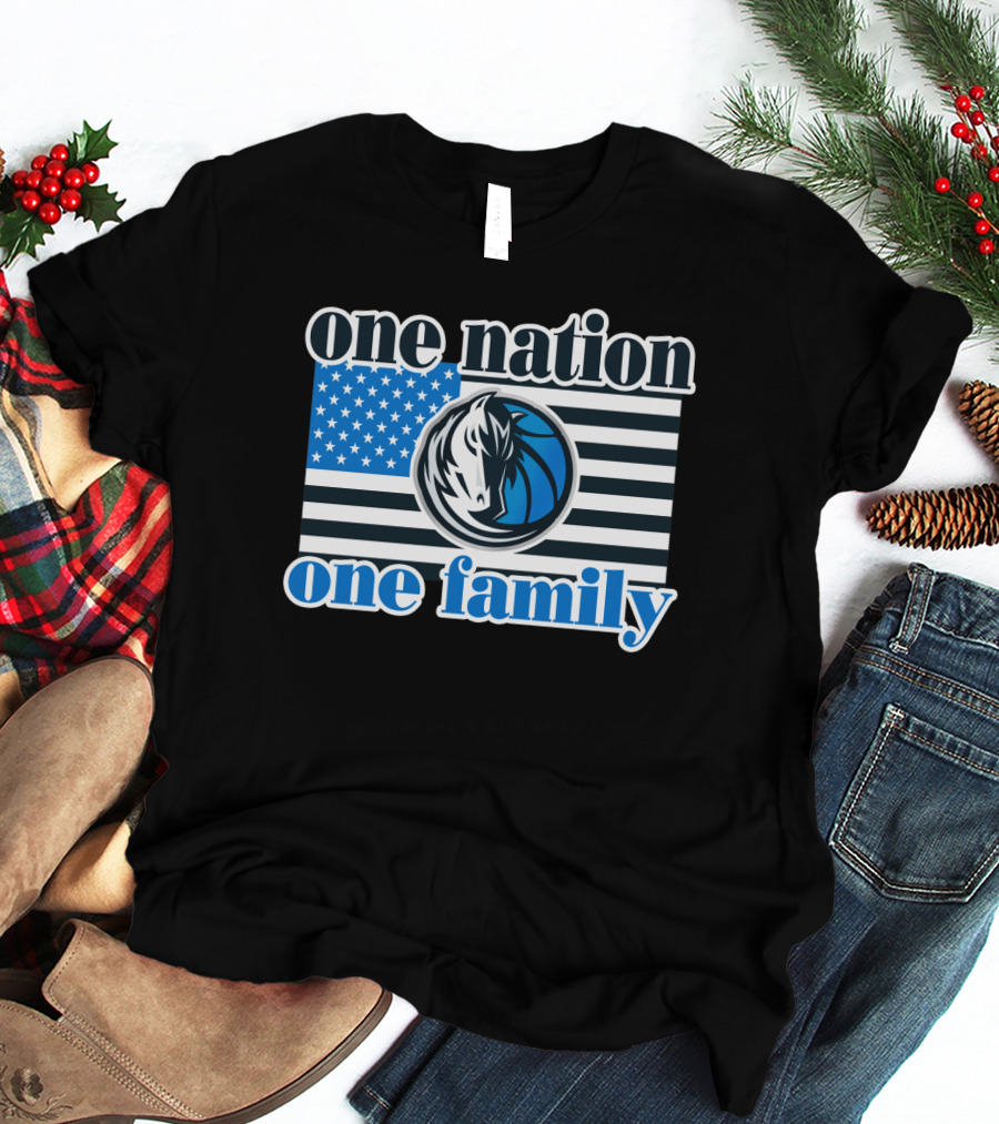 One Nation One Family 83 Dallas Mavericks T-Shirt