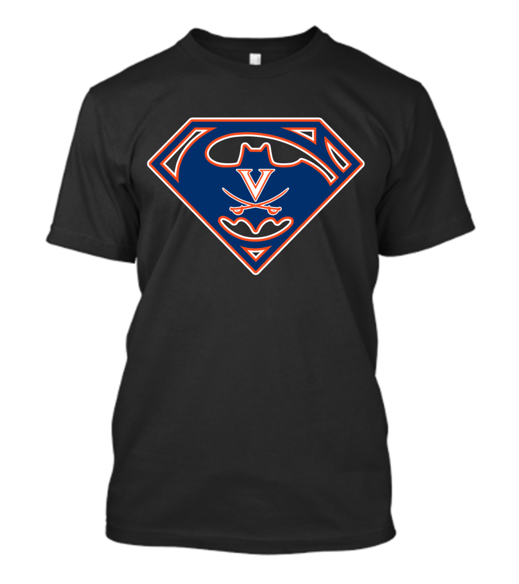 Virginia Cavaliers Superman Batman T-Shirt