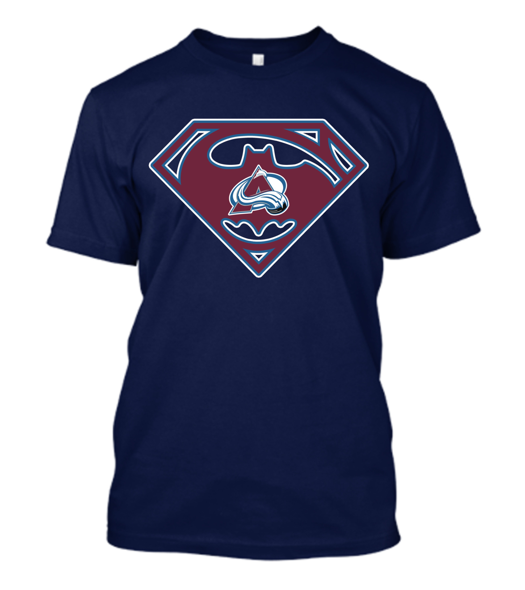 Batman Superman Colorado Avalanche Logo 152 T-Shirt