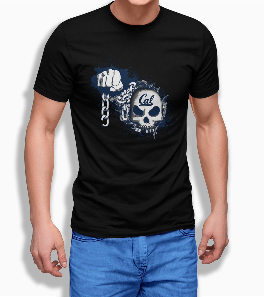 California Golden Bears Cal Skull And Chain T-Shirt