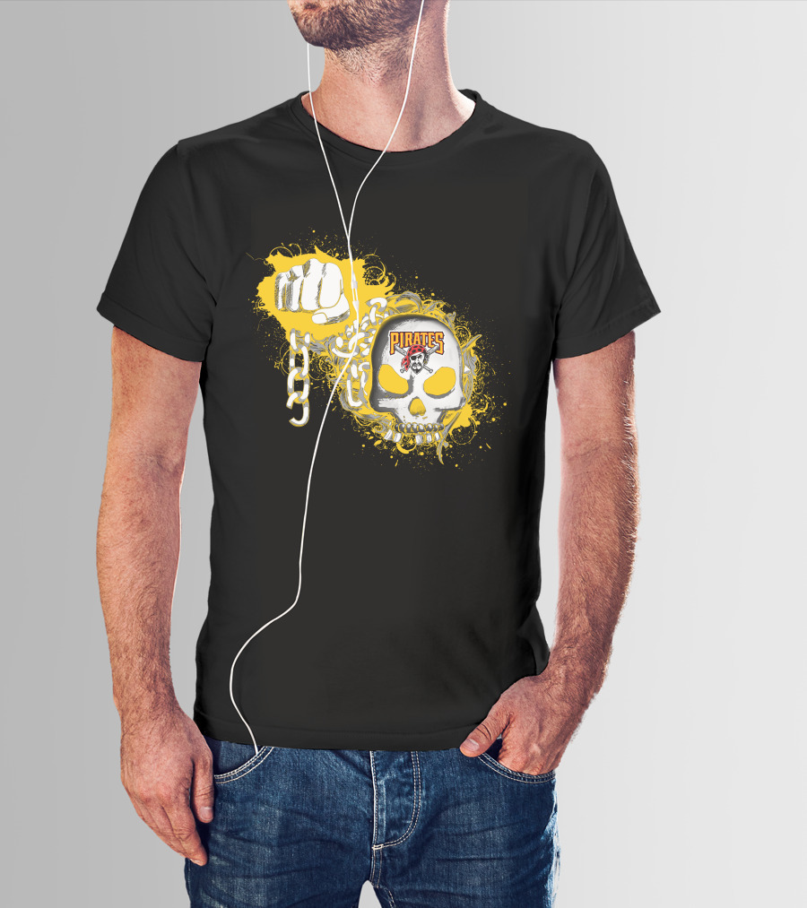 Pittsburgh Pirates Skull And Chains T-Shirt