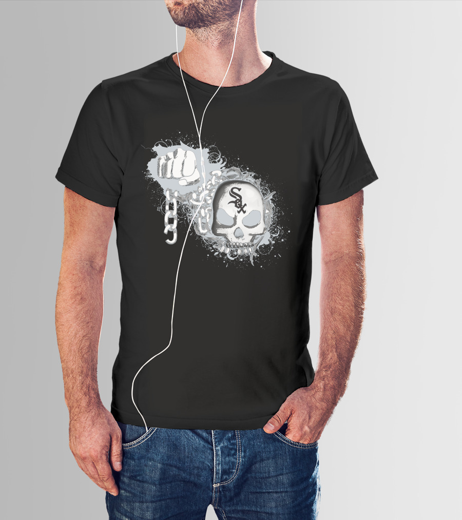 Chicago White Sox Skull And Chain T-Shirt