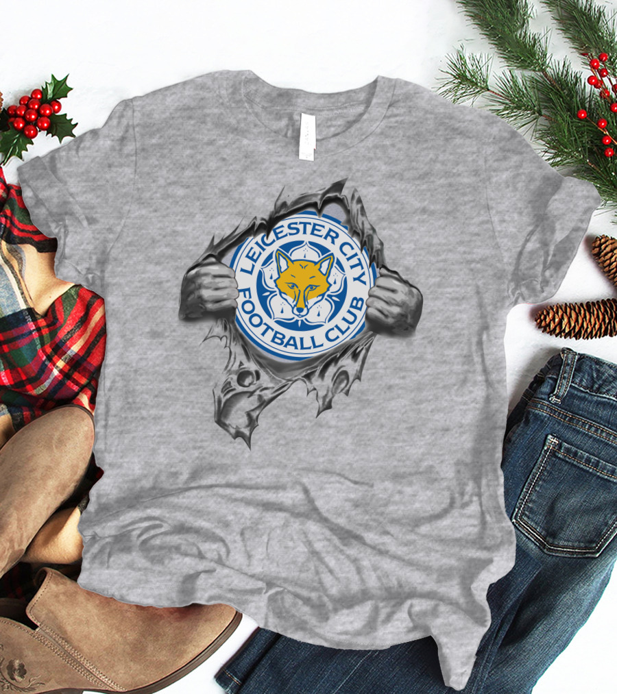 Leicester City Football Club Super Fan 285 Fox Crest T-Shirt