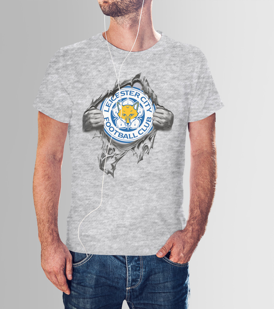 Leicester City Football Club Super Fan 285 Fox Crest T-Shirt