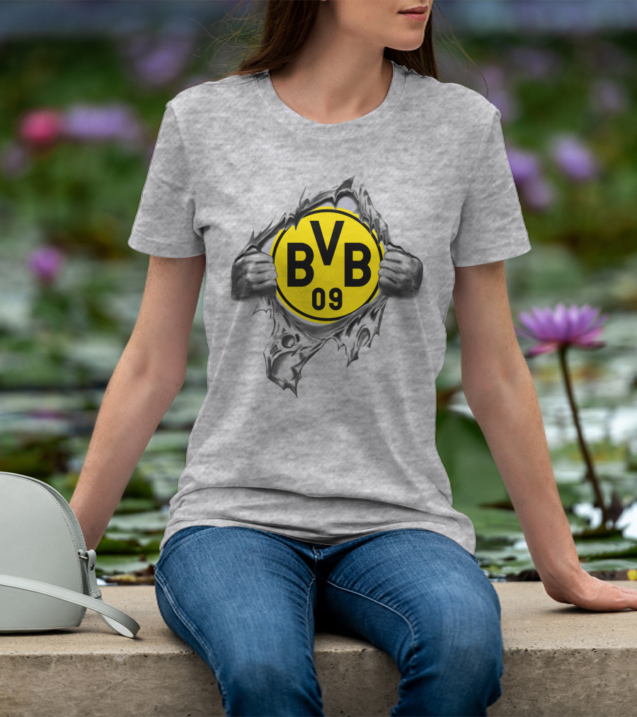 Dortmund Bvb 09 Super Fan Logo Burst T-Shirt