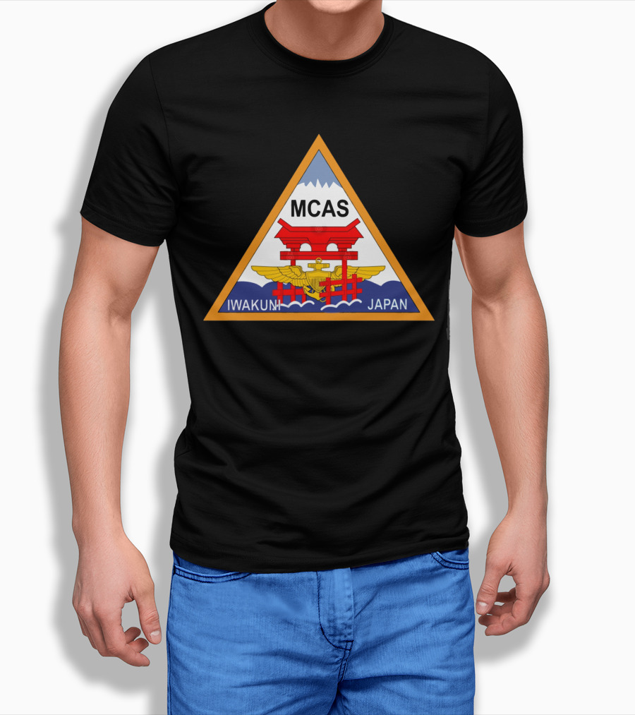 MCAS Iwakuni Japan Torii Gate Emblem T-Shirt