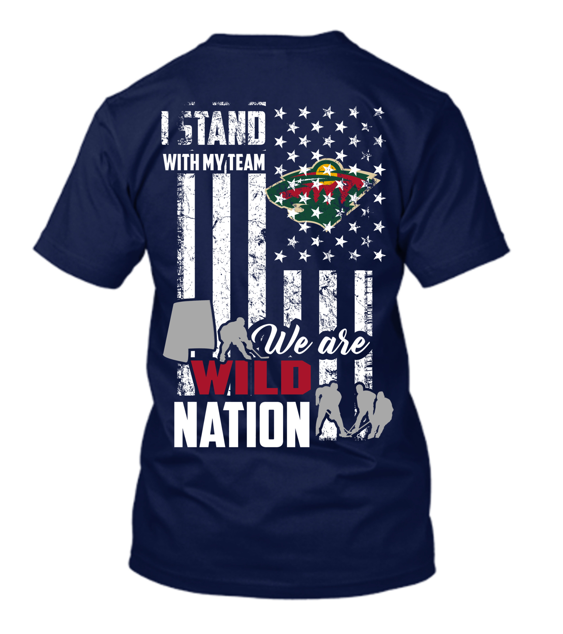 I Stand With My Team We Are Minnesota Wild Nation T-Shirt