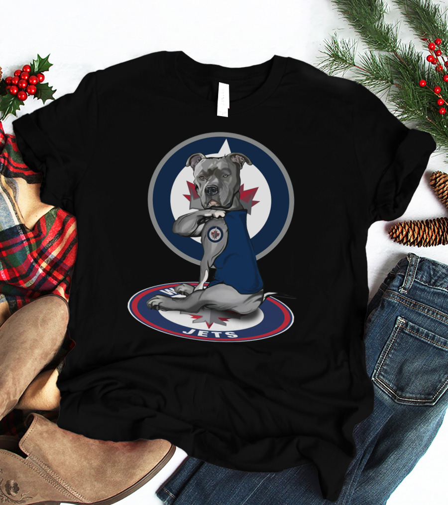 Winnipeg Jets Dog Logo 31 T-Shirt