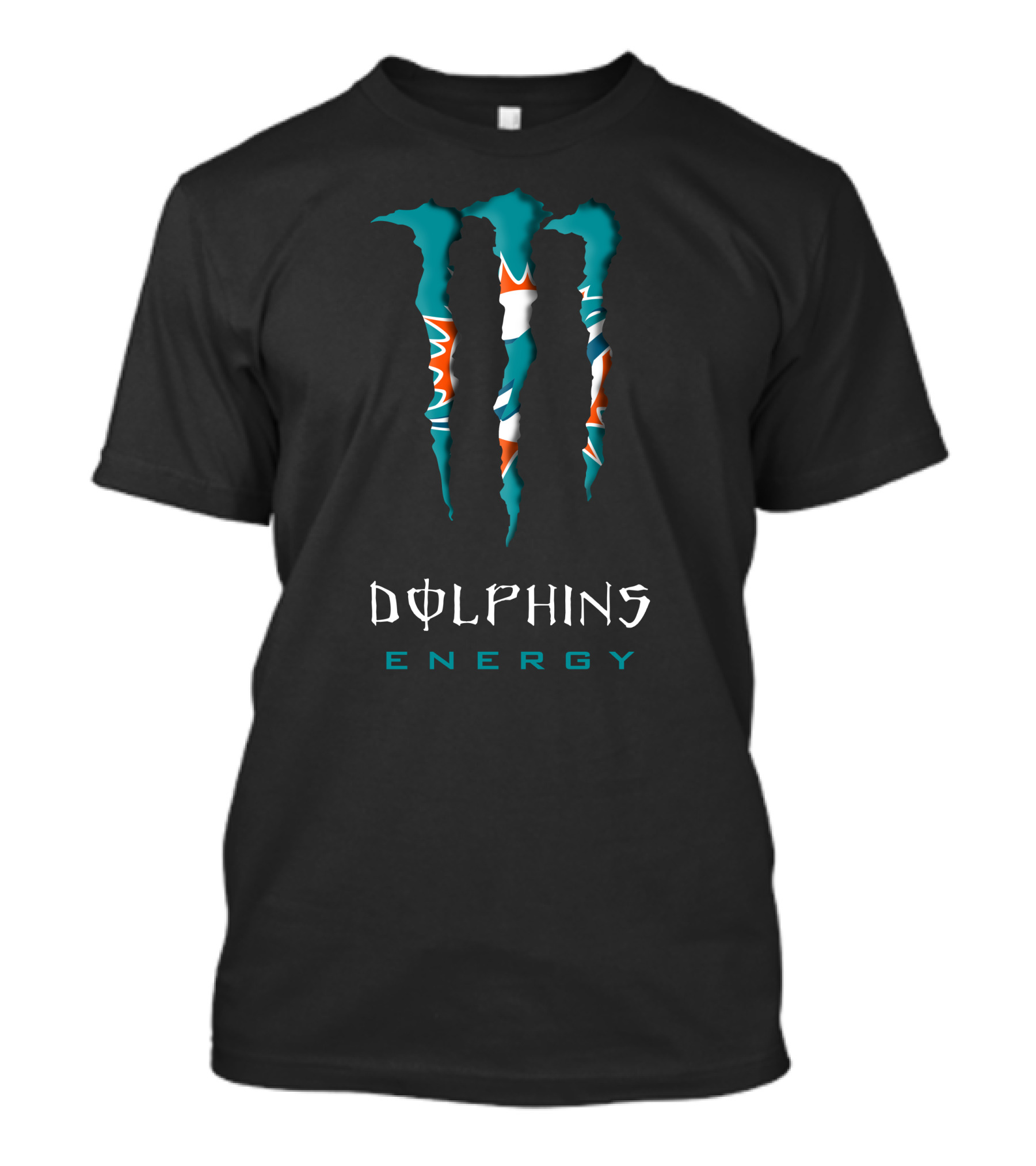 Monster Dolphins Energy Nfl17 T-Shirt
