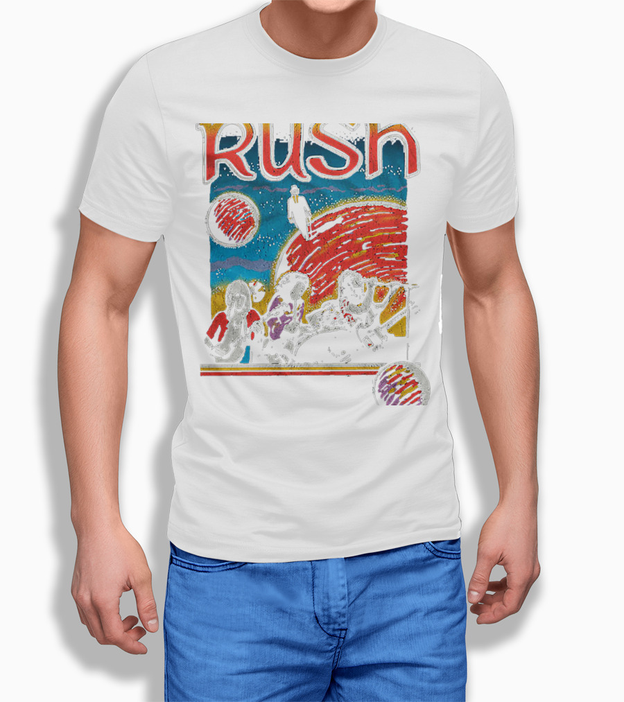 Rush Band Retro Space T-Shirt