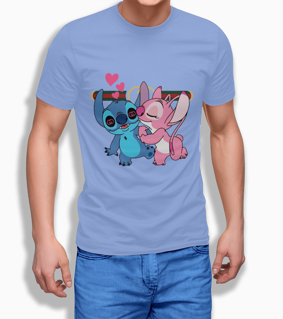 Stitch Love GC223 Hearts and Characters T-Shirt