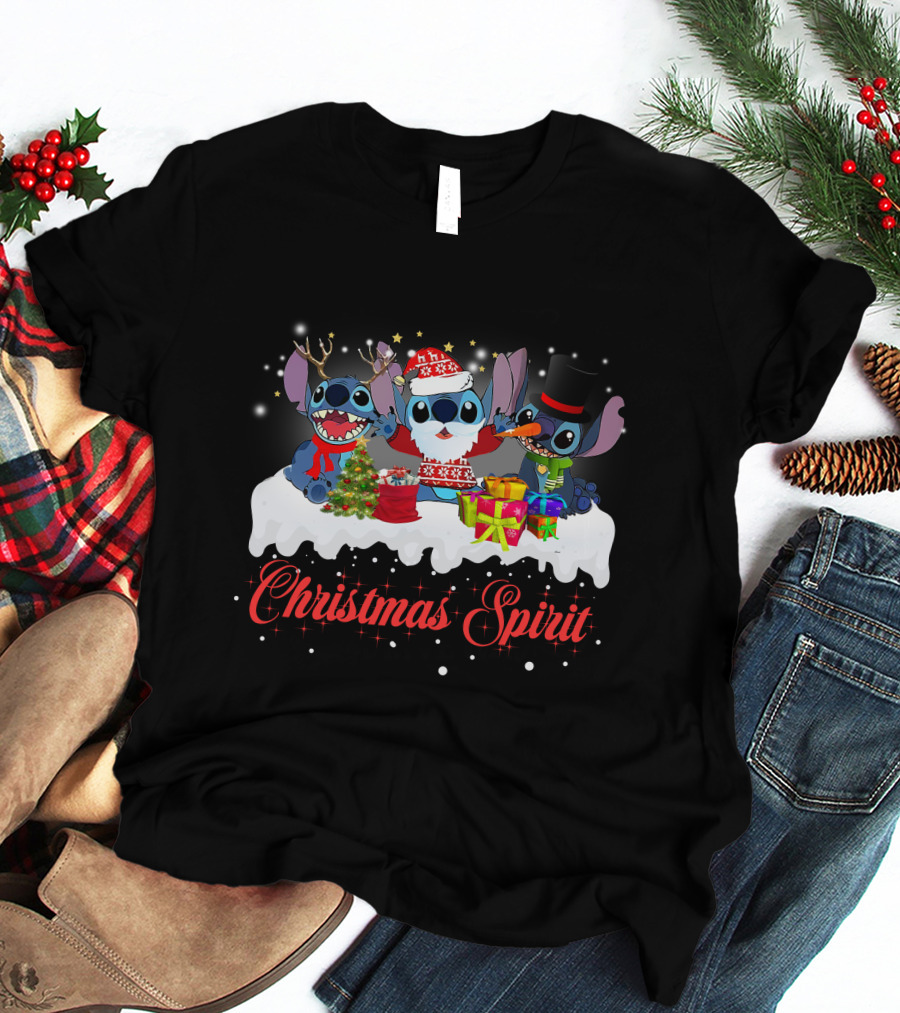 Christmas Spirit Stitch Premium GC818 T-Shirt
