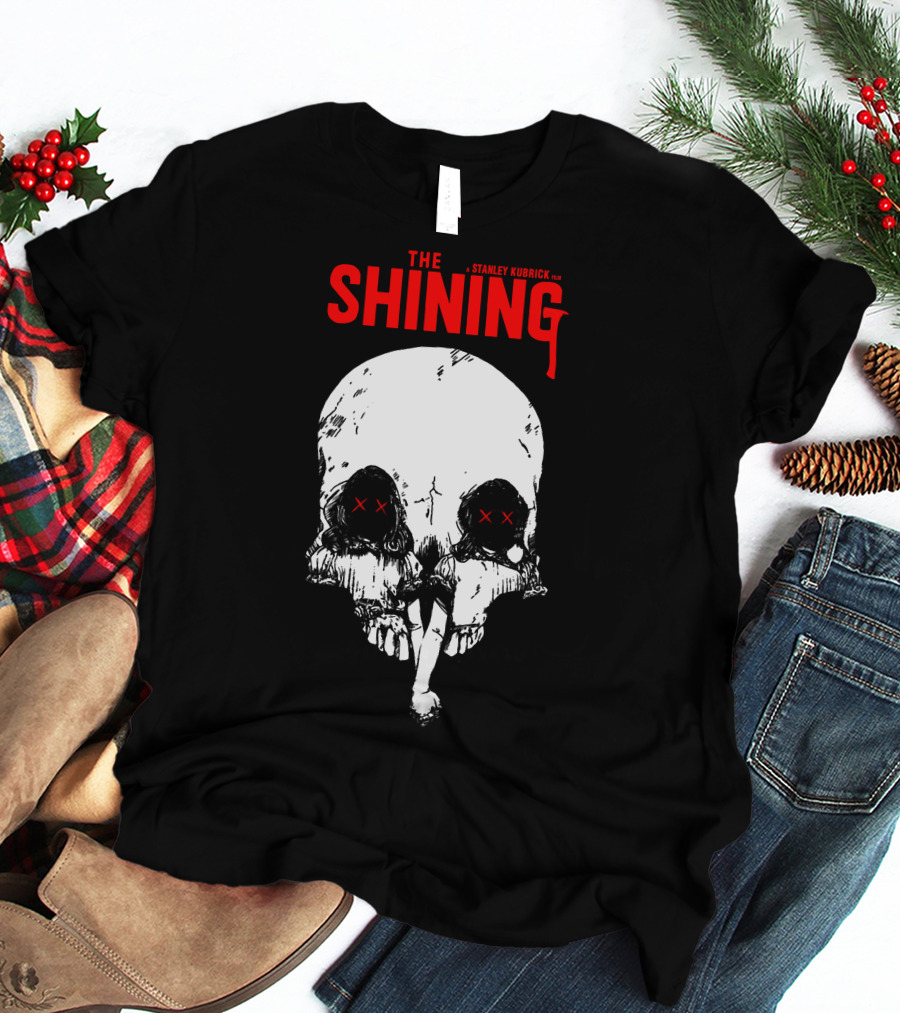 The Shining Friday The 13Th Stanley Kubrick Skull Twins T-Shirt