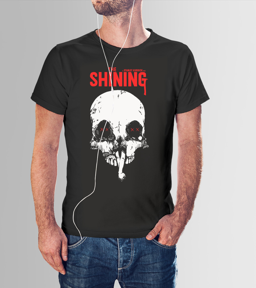 The Shining Friday The 13Th Stanley Kubrick Skull Twins T-Shirt