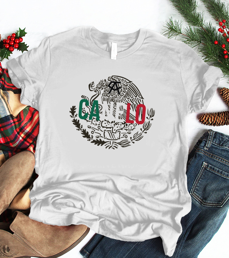 Canelo Alvarez Mexican Emblem Style CA Boxing T-Shirt