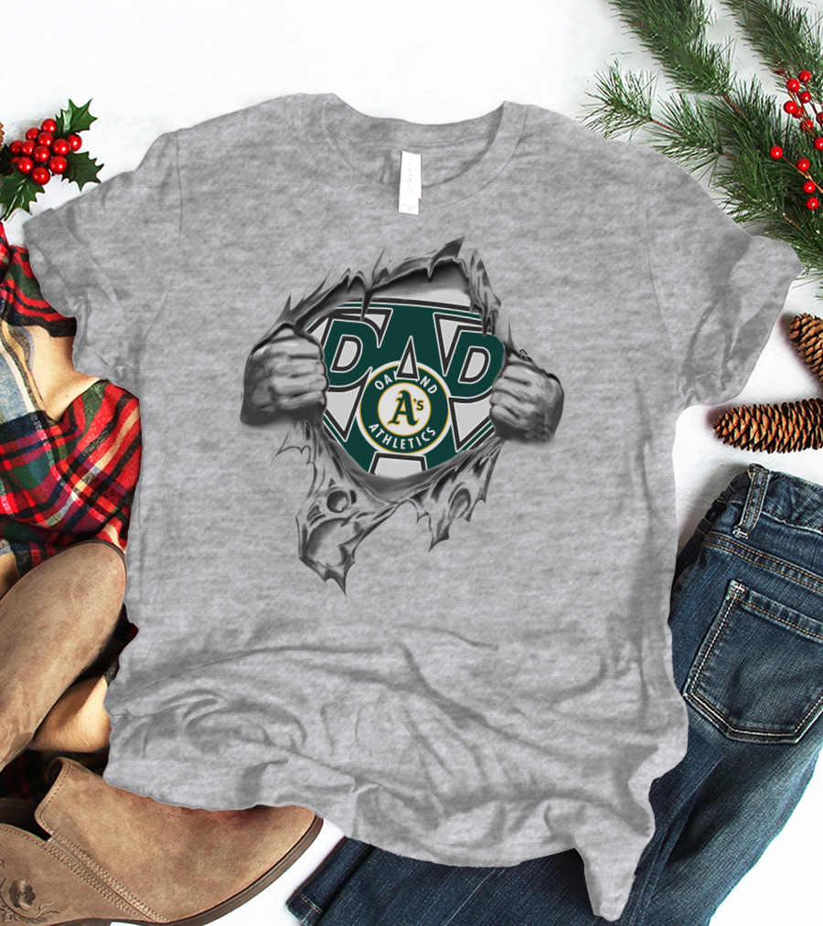 Oakland Athletics Super Dad T-Shirt