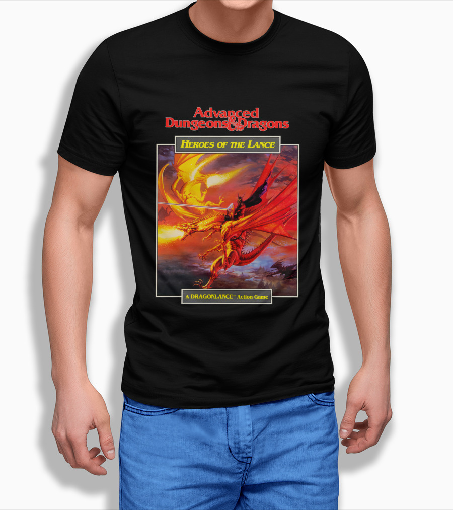 Advanced Dungeons And Dragons Heroes Of The Lance Dragonlance Action Game T-Shirt