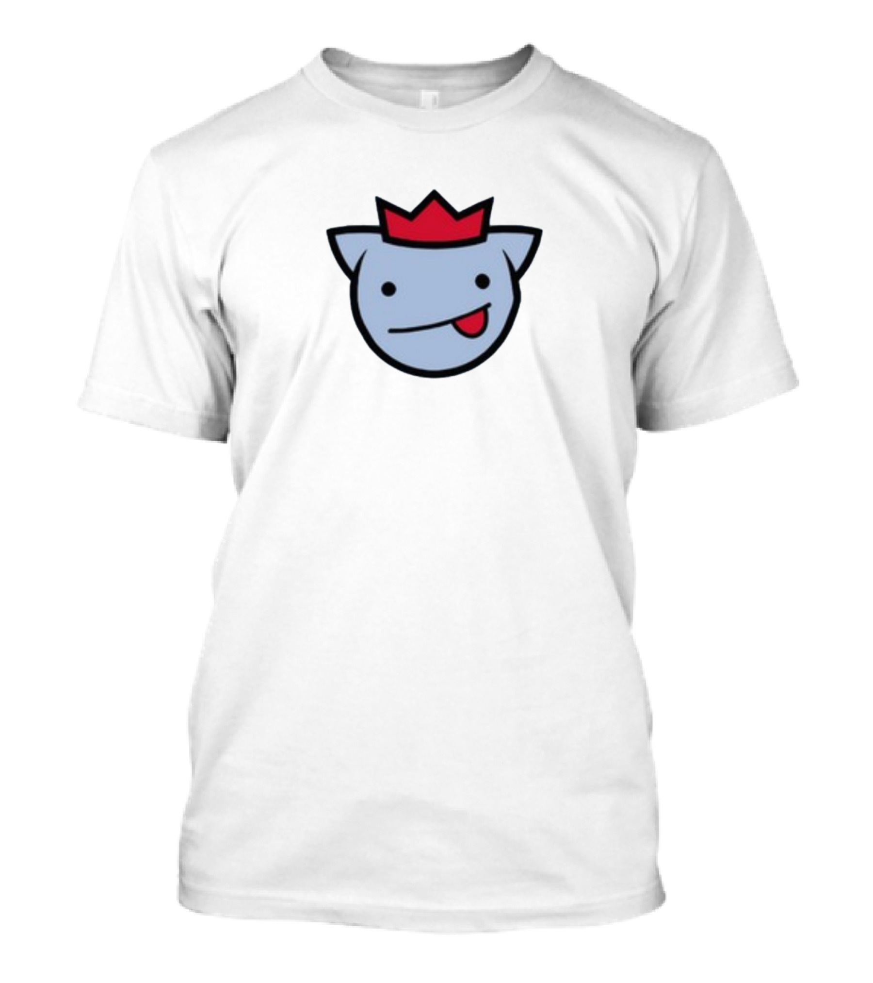 Agro Skeppy Collaboration Red Crown Blue Face T-Shirt