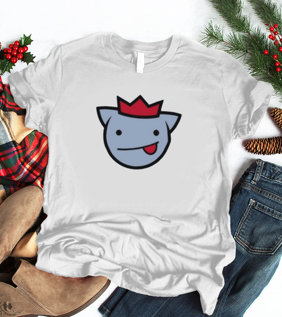 Agro Skeppy Collaboration Red Crown Blue Face T-Shirt