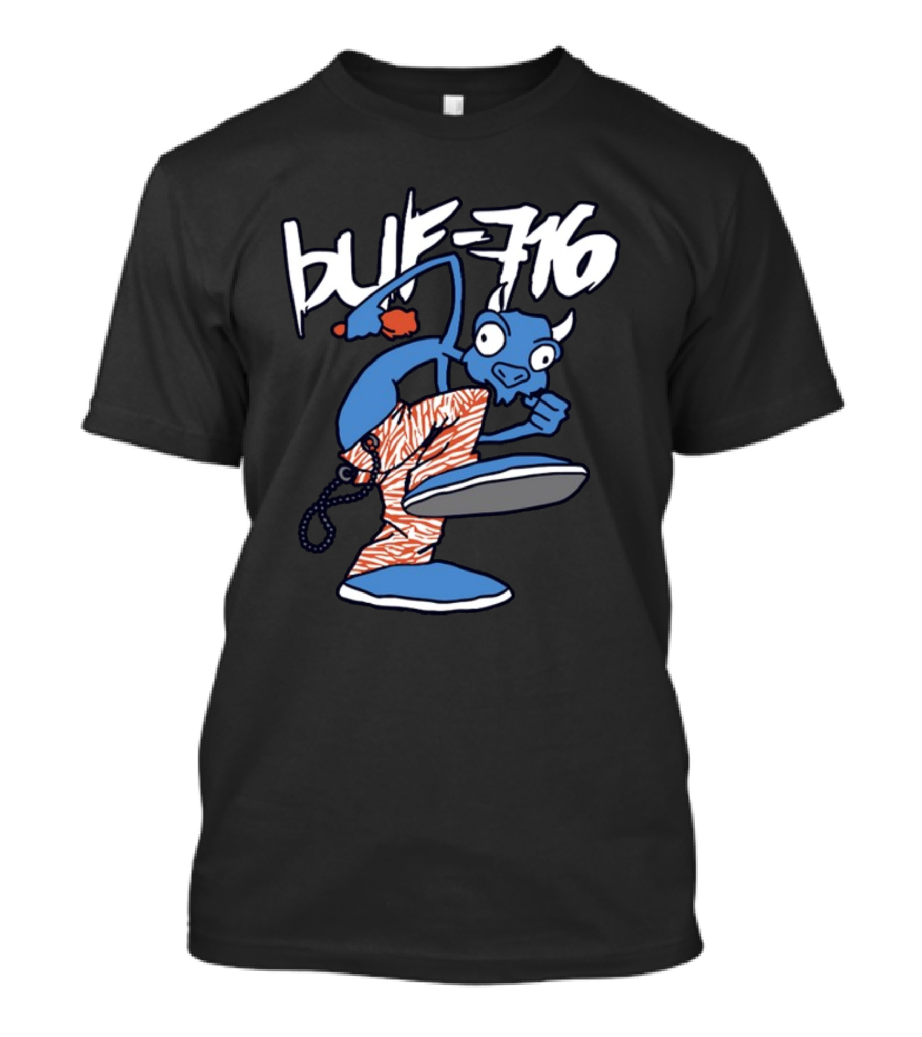 BUF 716 Martial Arts Buffalo Character T-Shirt