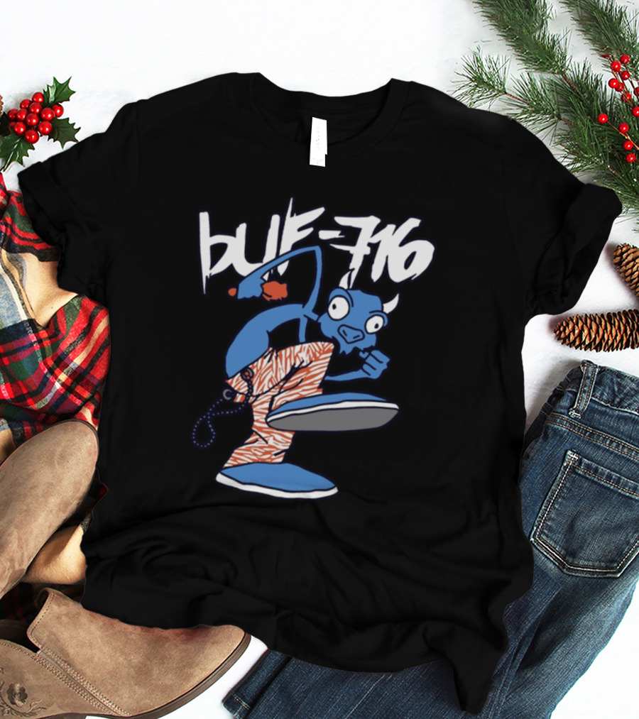BUF 716 Martial Arts Buffalo Character T-Shirt