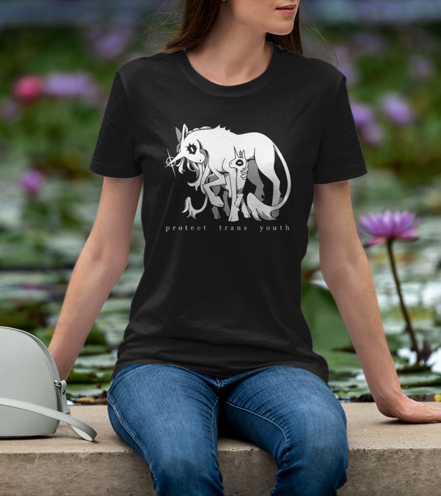 Protect Trans Youth Unicorn Support T-Shirt