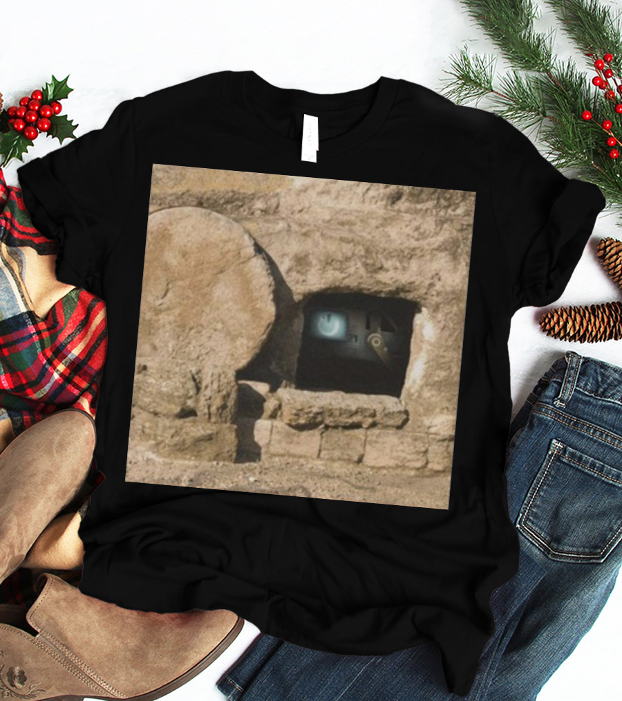 Reboot Van Cave With Stone Doorway And Tech Screen T-Shirt