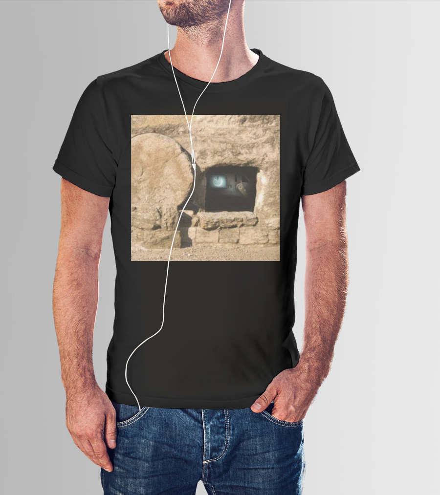 Reboot Van Cave With Stone Doorway And Tech Screen T-Shirt