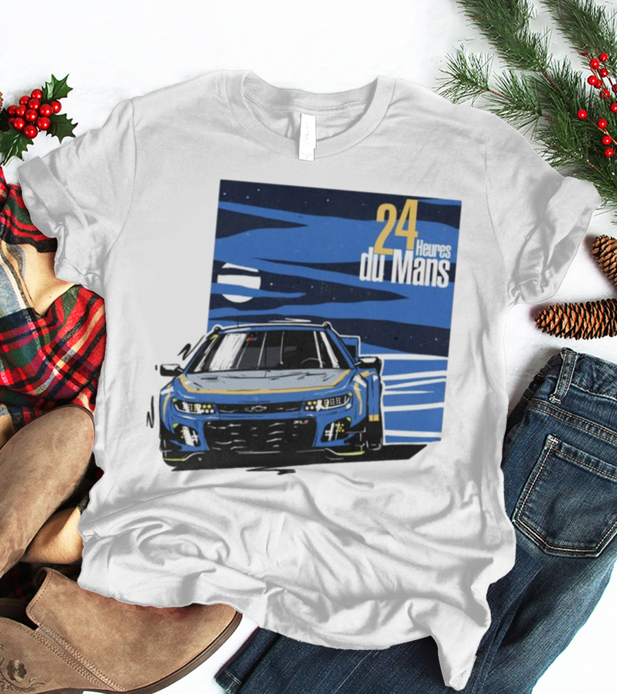 24 Heures Du Mans Racing Car Scene Cam De Bastiani T-Shirt
