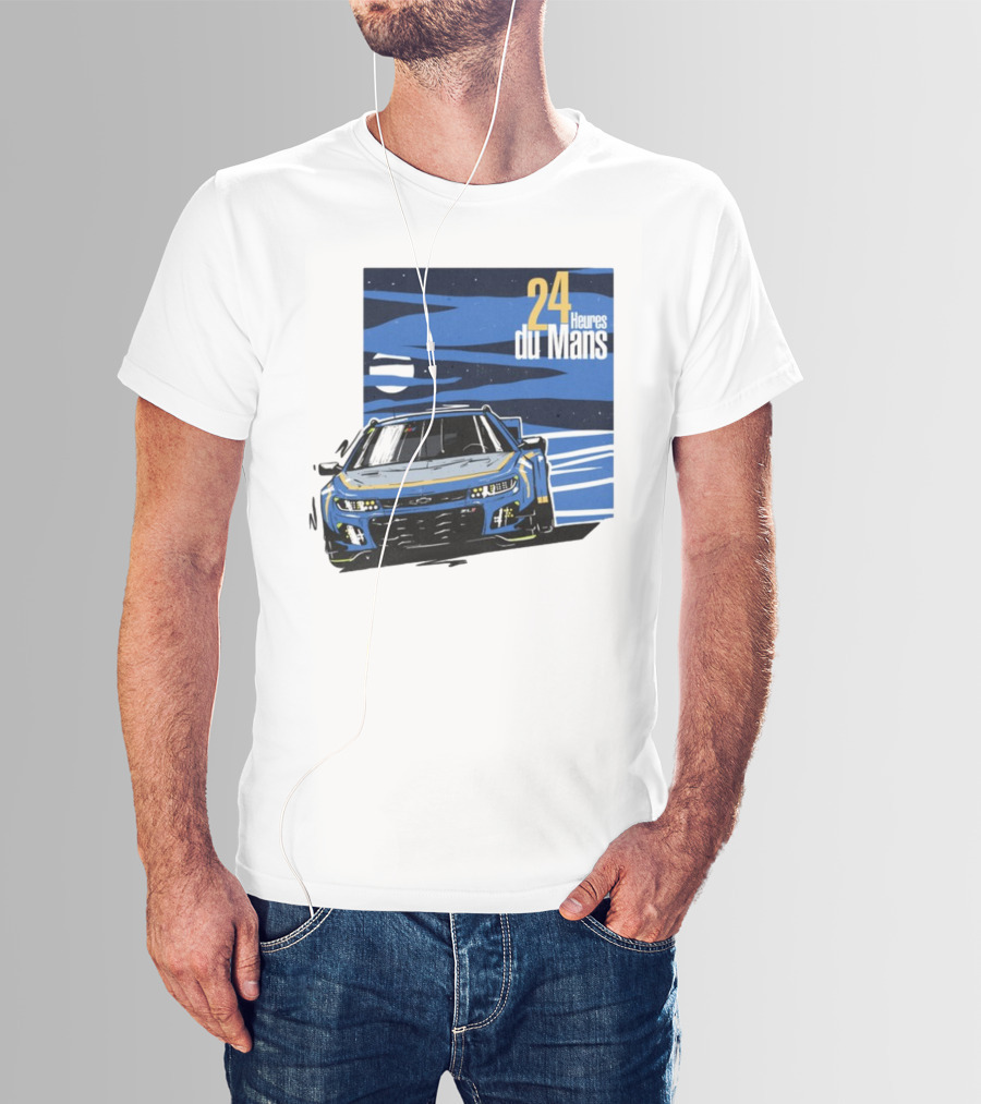 24 Heures Du Mans Racing Car Scene Cam De Bastiani T-Shirt