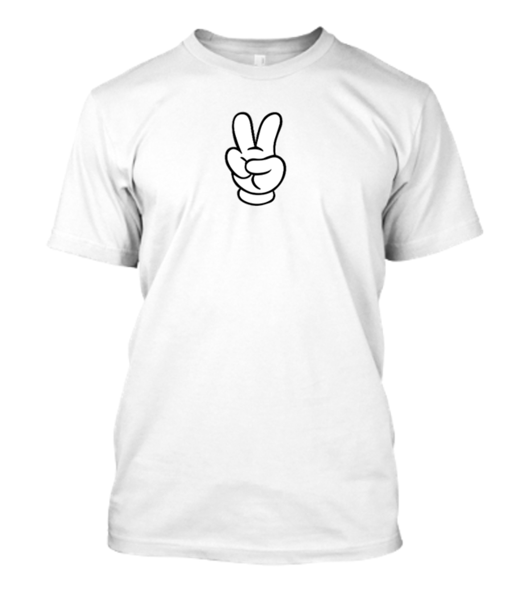 Mickey Mouse Iconic Peace Sign Gesture T-Shirt