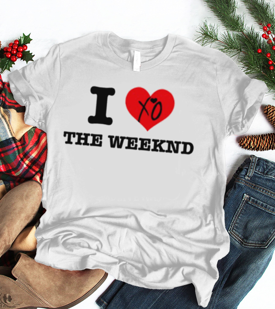 Hoesforclothes I Heart XO The Weeknd T-Shirt