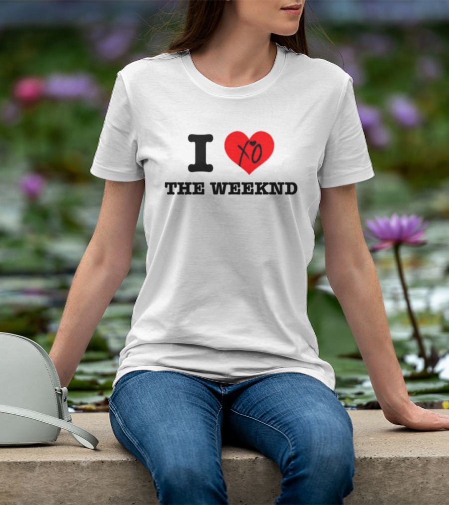 Hoesforclothes I Heart XO The Weeknd T-Shirt