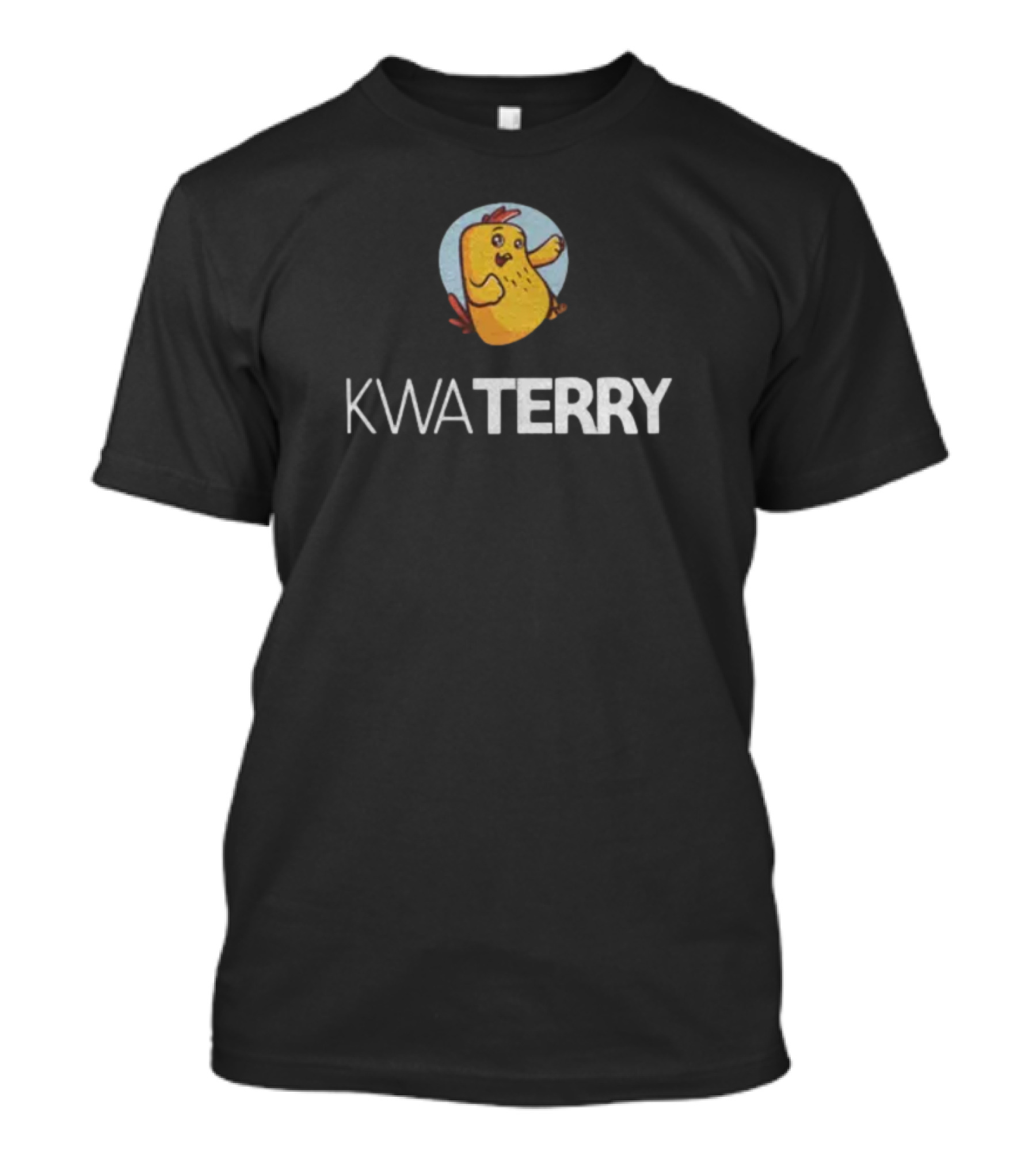 KWATERRY Chicken Character T-Shirt
